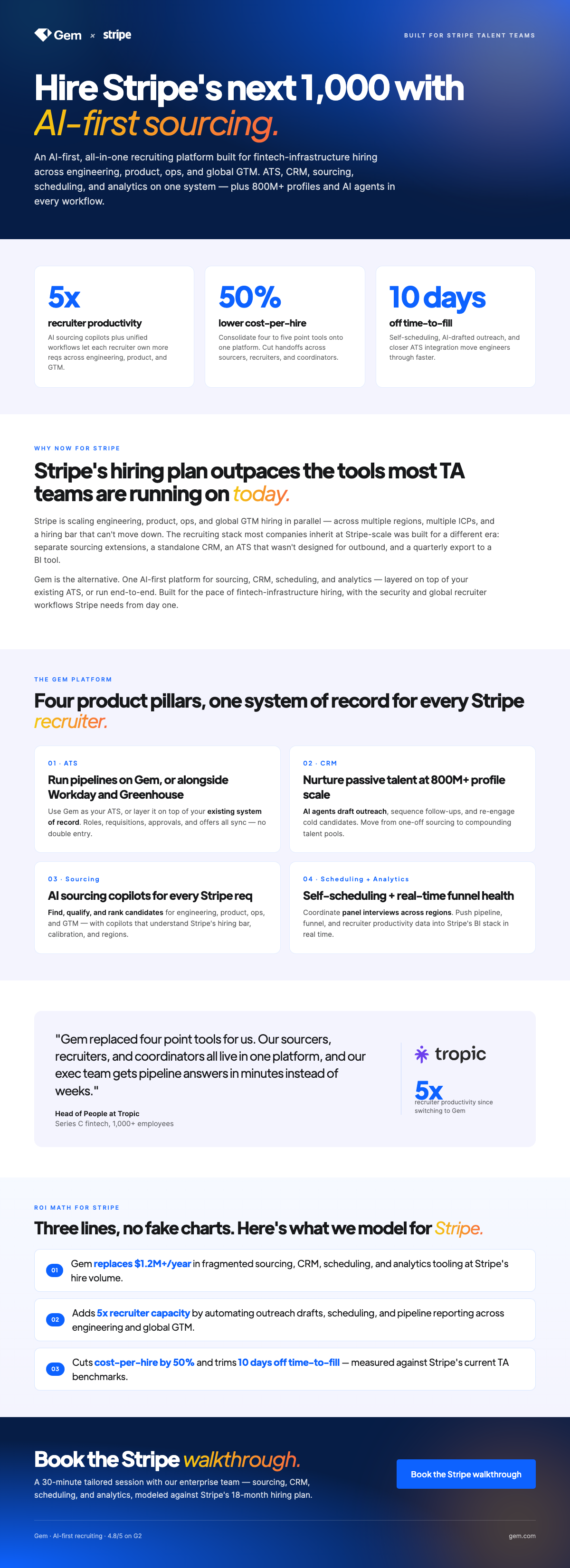 Stripe one-pager